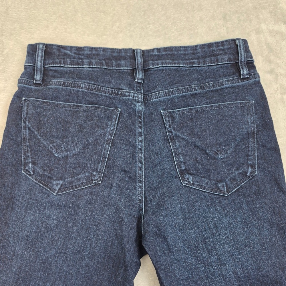 Hudson High Rise Straight Leg Womens Dark Wash H0325-01 Size 6 (29) Stretch - Picture 3 of 11